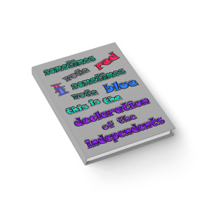 declaration of the independents - journal-lined (light grey)