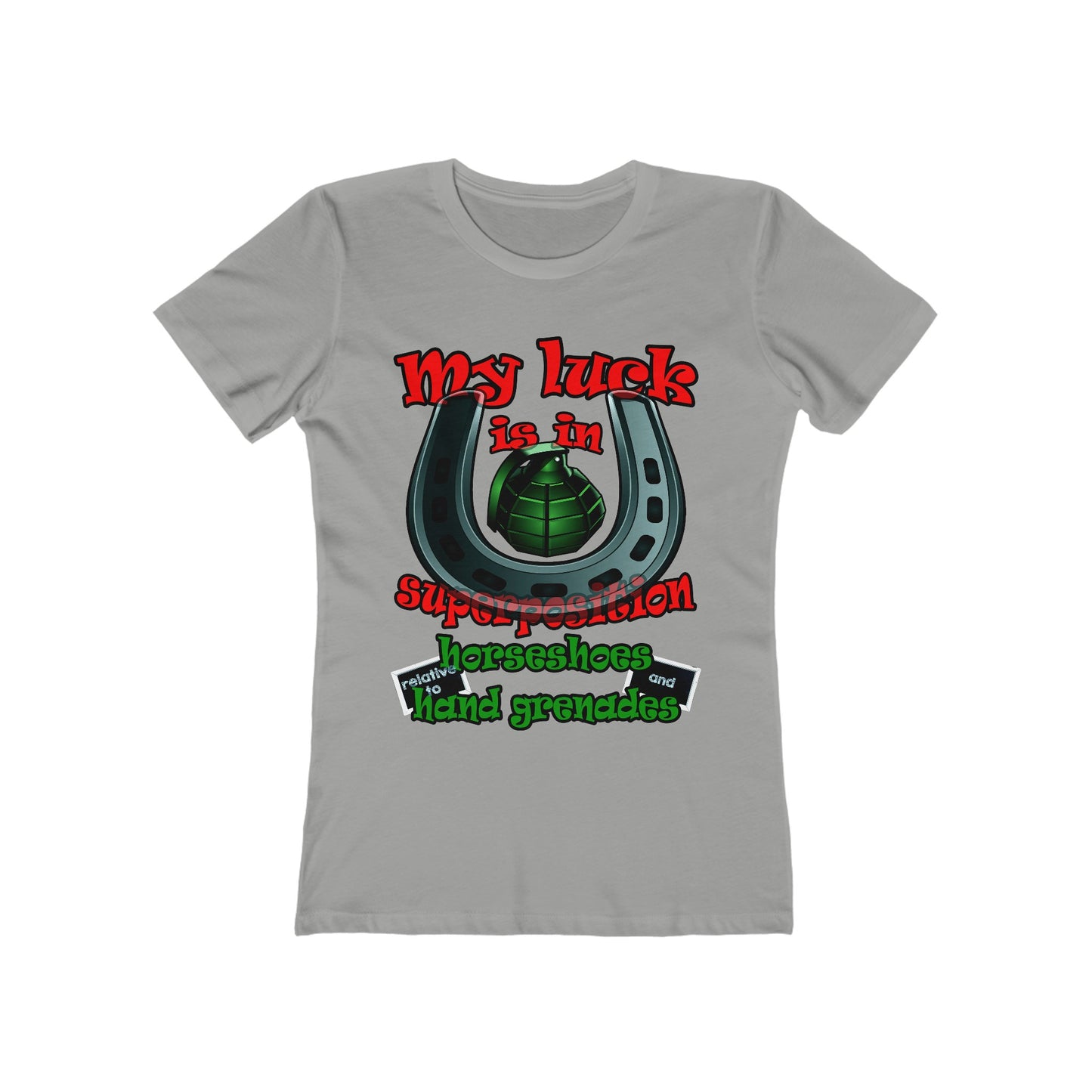 my luck - Women's The Boyfriend Tee