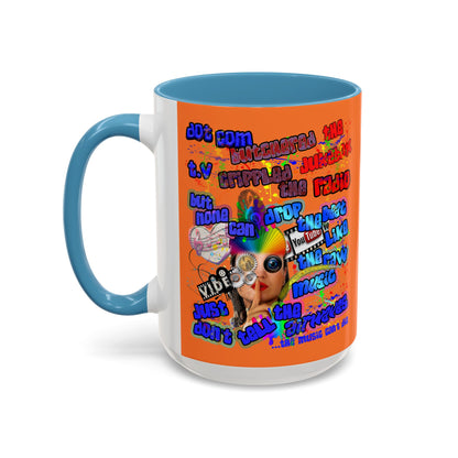 drop the beat - Accent Mug (crusta)