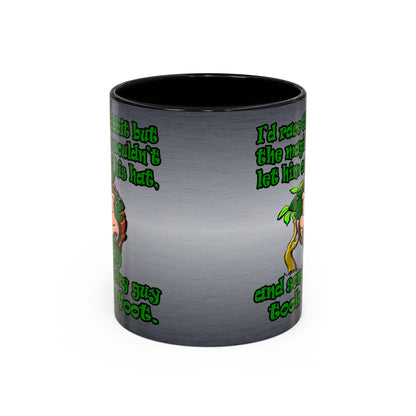turtle race - Accent Mug (brushed nickel)