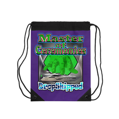 logo - Drawstring Bag (purple)