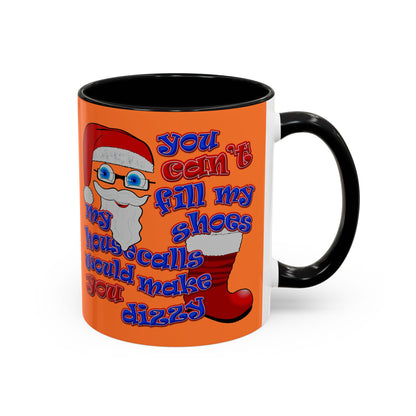 santa's shoes - Accent Mug (crusta)