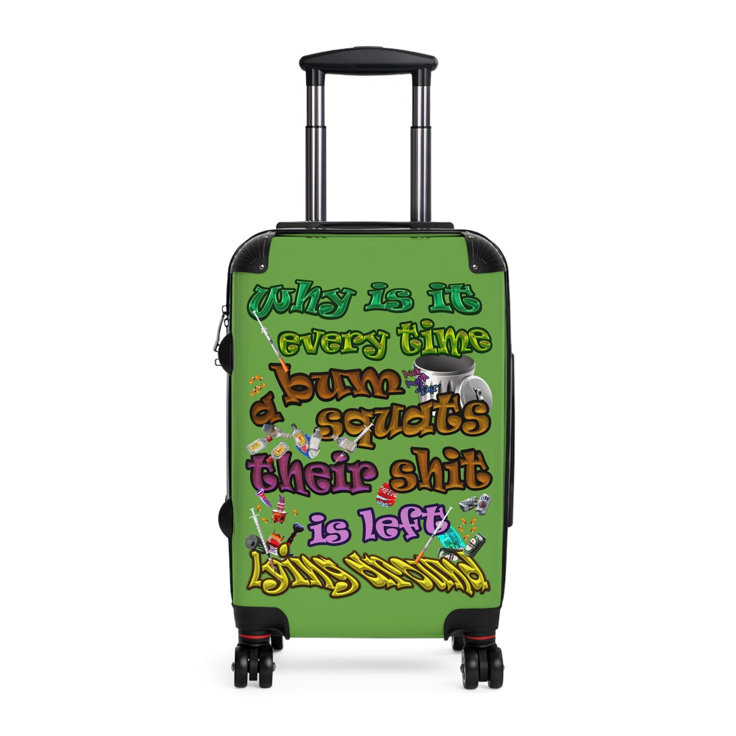 the bum's shit - Suitcase (green)