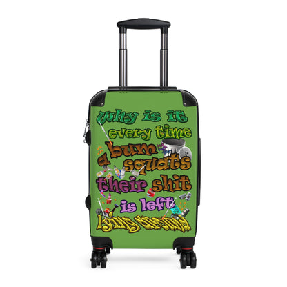 the bum's shit - Suitcase (green)