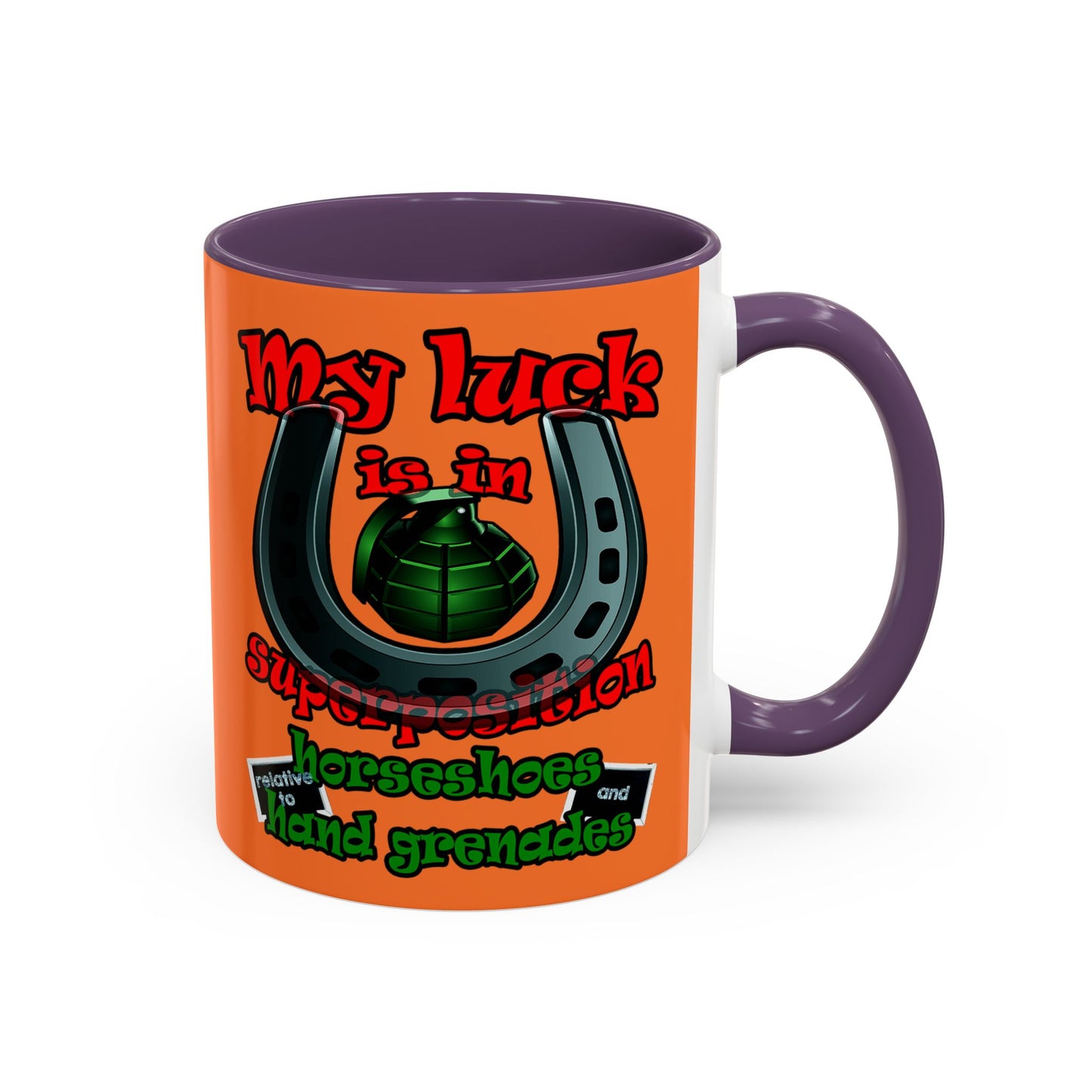 my luck - Accent Mug (crusta)