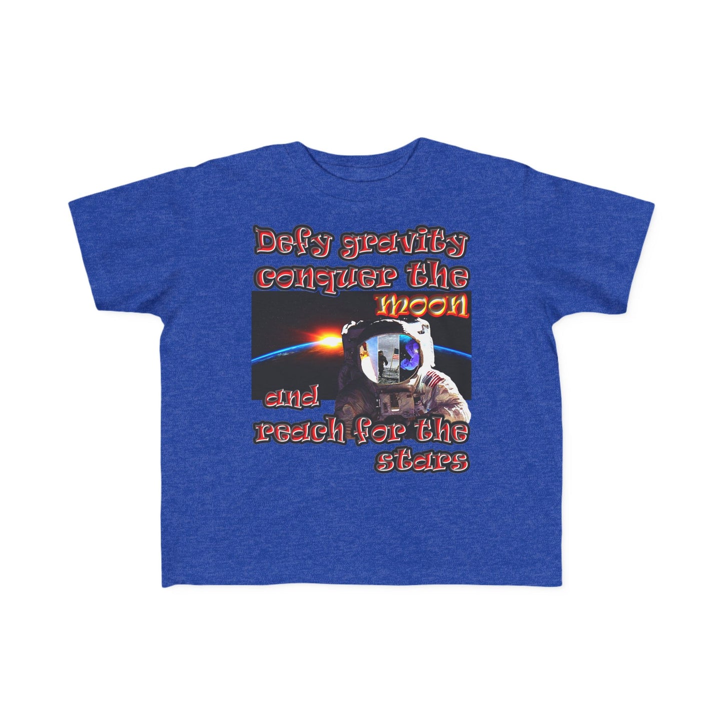 defy conquer reach - Toddler's Fine Jersey Tee