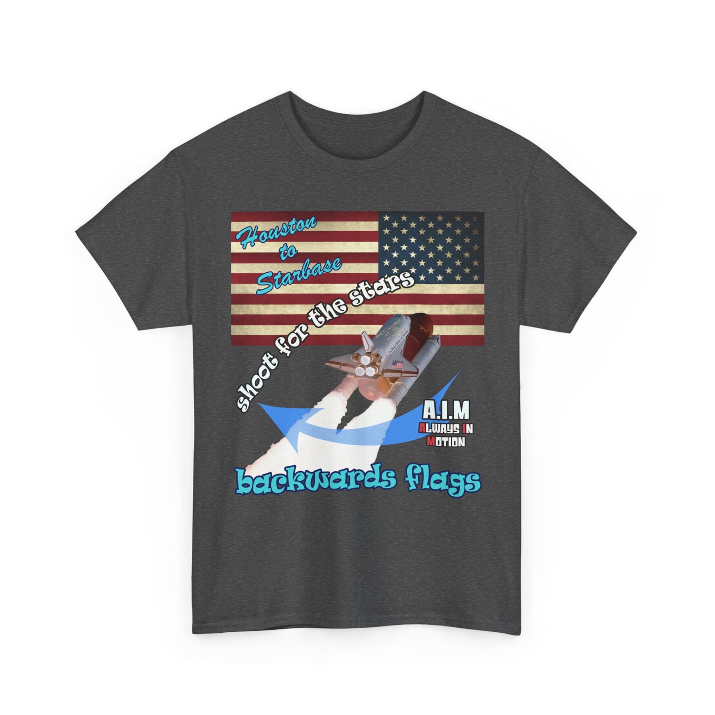 shoot for the stars - Unisex Heavy Cotton Tee