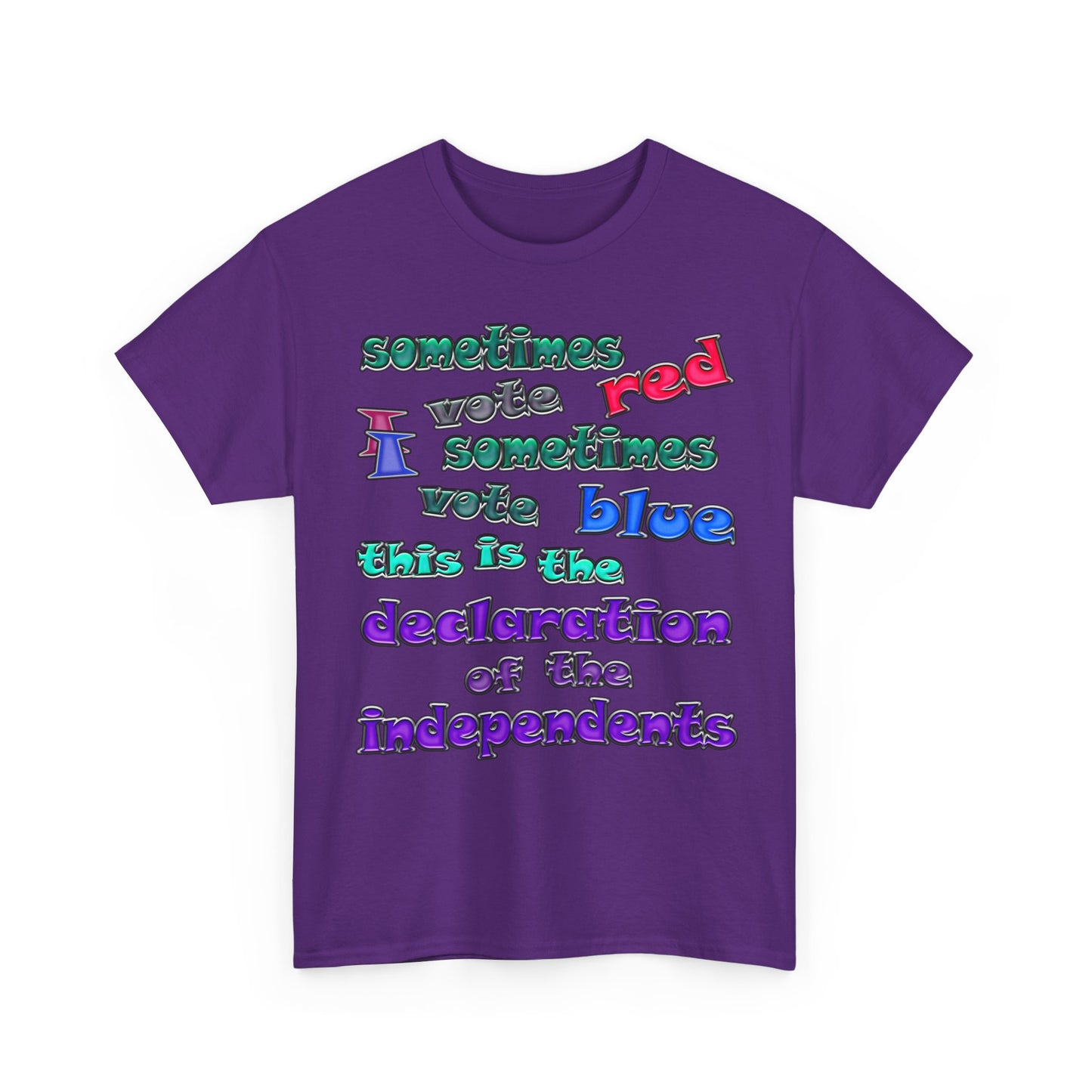 declaration of the independents - Unisex Heavy Cotton Tee