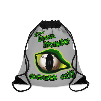 green monster - Drawstring Bag (light grey)