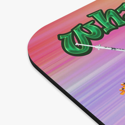 the bum's shit - Mouse Pad (Rectangle) (color blur)