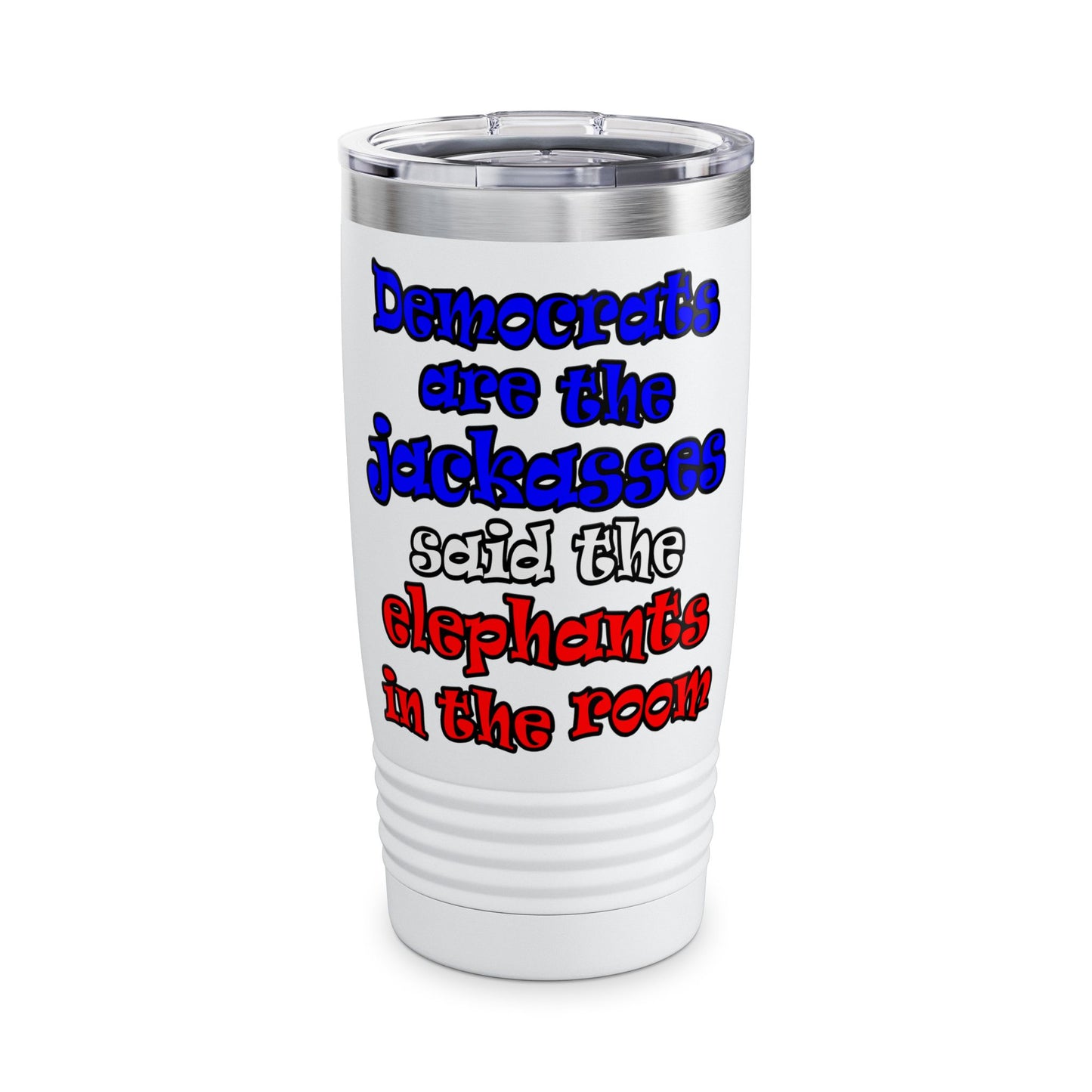 donkeys and elephants - Ringneck Tumbler, 20oz