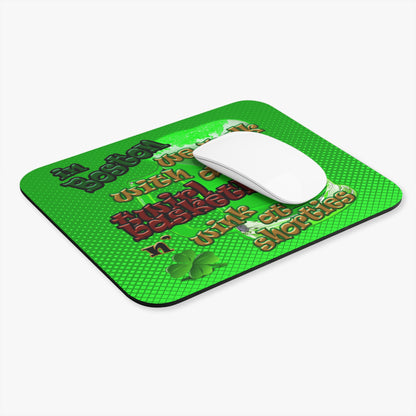 celtics logo - Mouse Pad (Rectangle) (logo green)