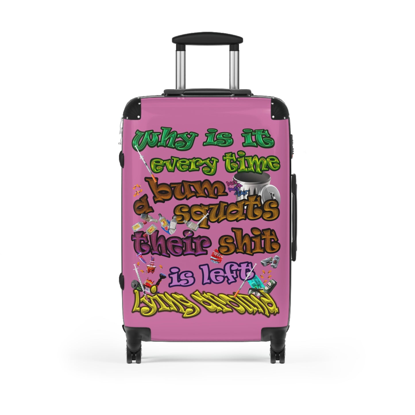 the bum's shit - Suitcase (light pink)