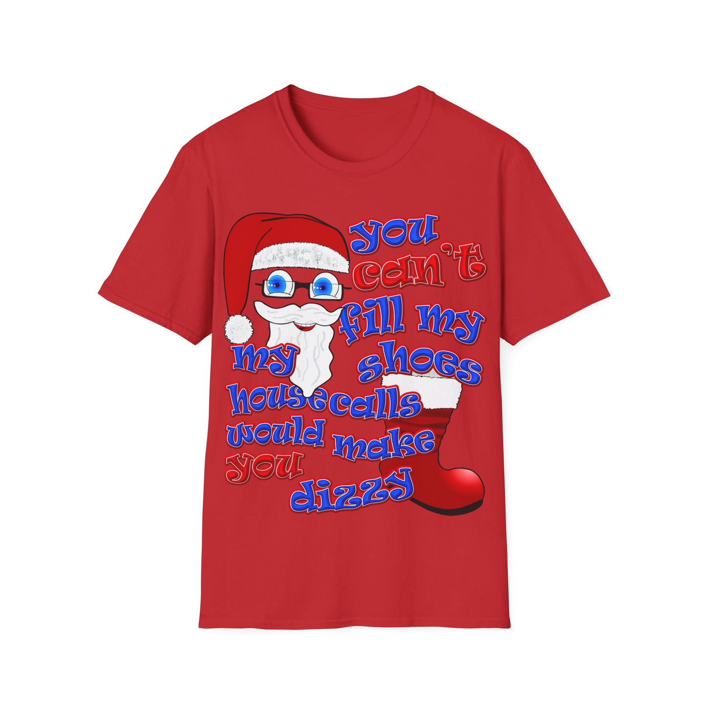 santa's shoes - Unisex Softstyle T-Shirt