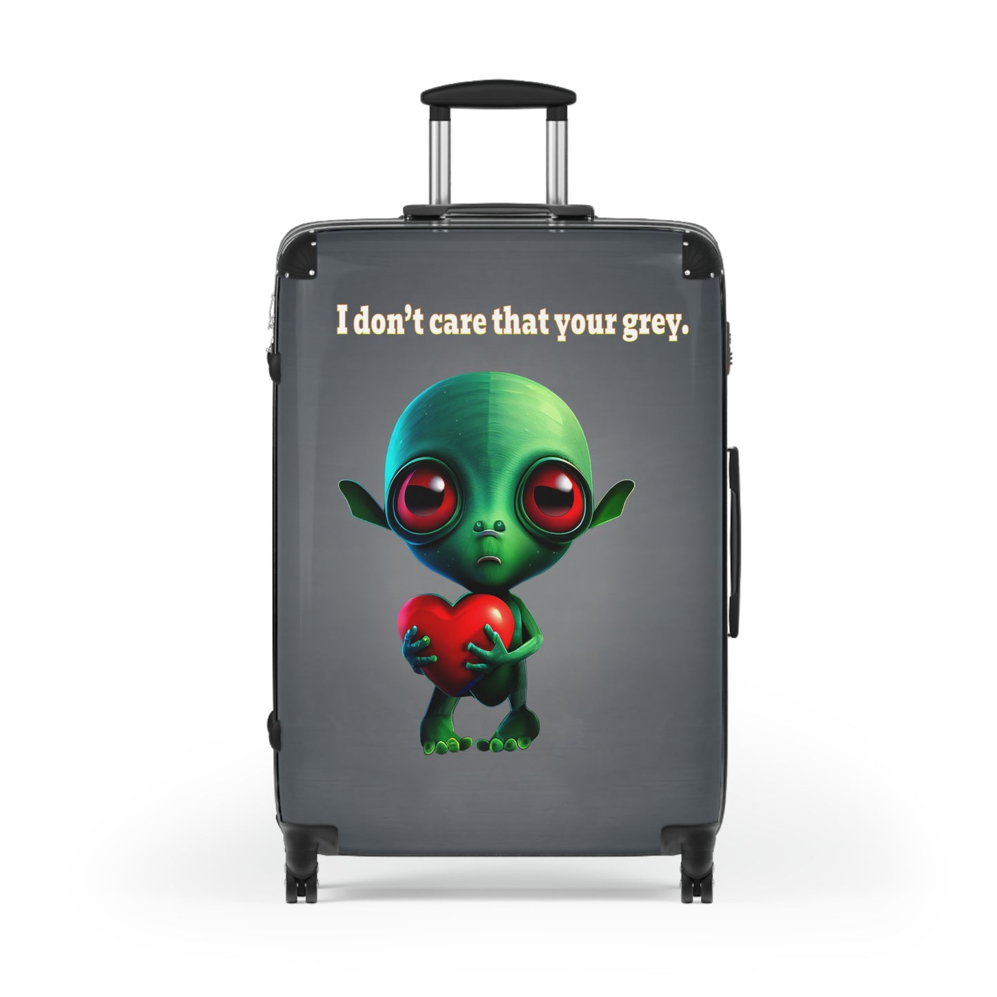 I don't care that your grey - Suitcase (grey-light grey)