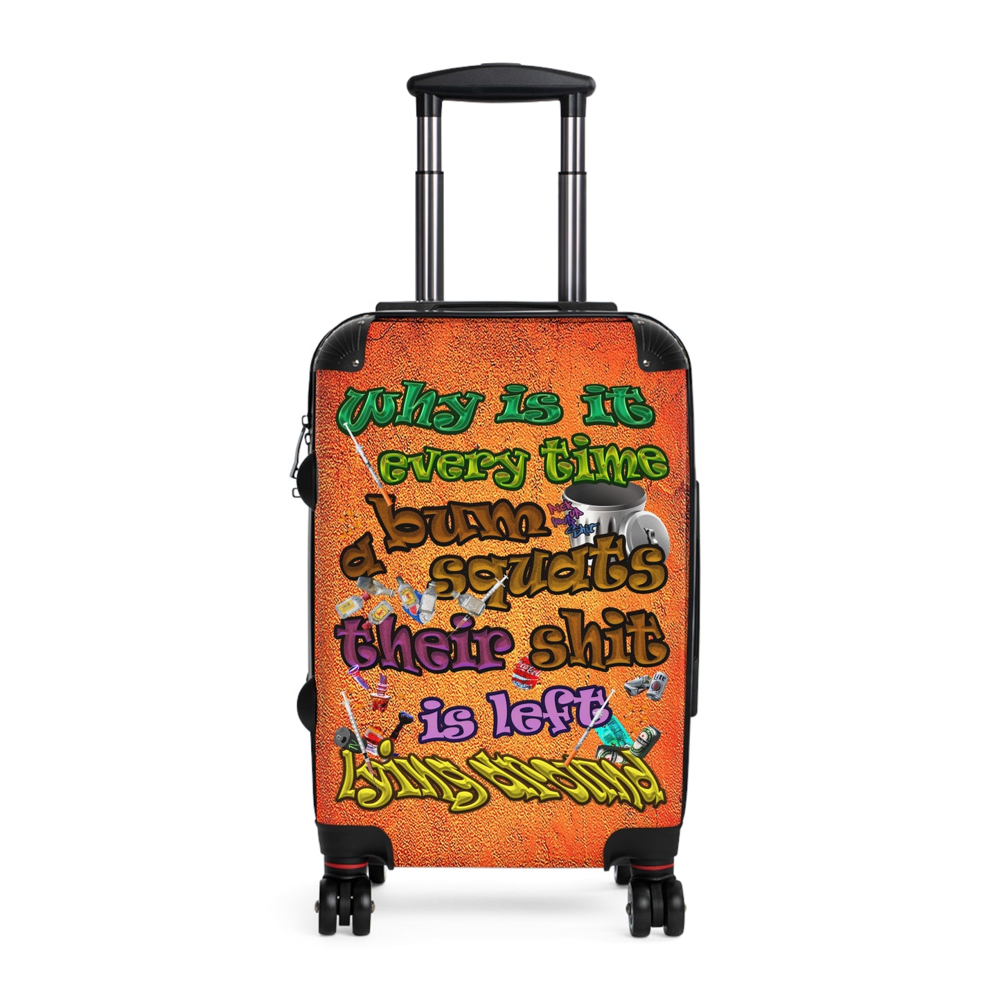 the bum's shit - Suitcase (burnt orange)