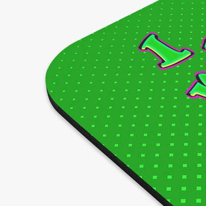 noticed you noticing - Mouse Pad (Rectangle) (logo green)