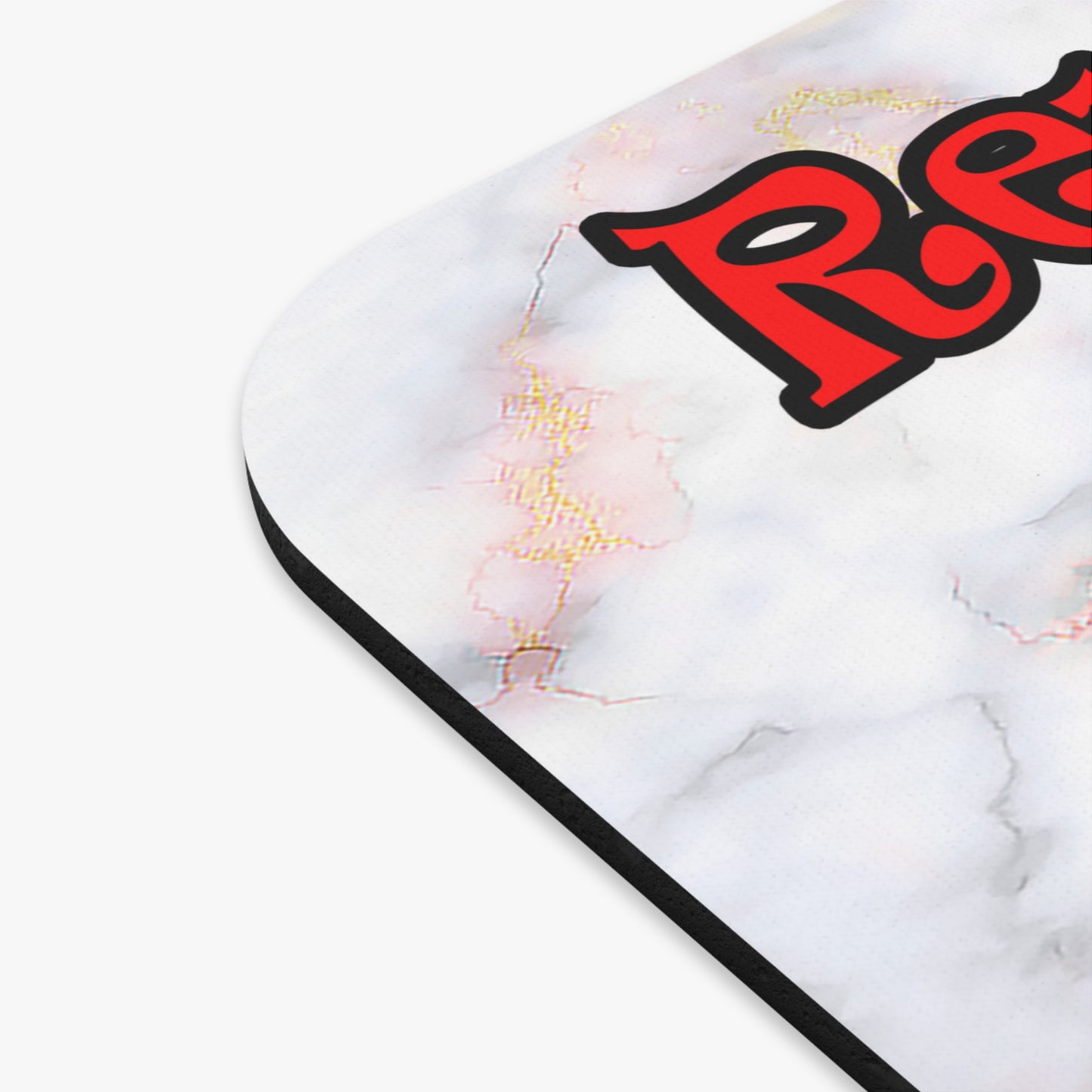donkeys and elephants - Mouse Pad (Rectangle) (white marble)
