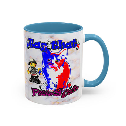 tag that - Accent Mug (white marble)