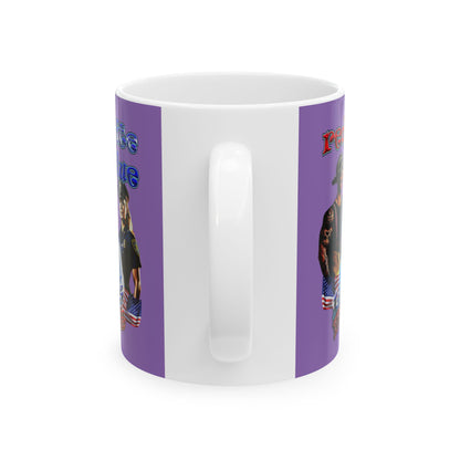 rw&b lives matter - White Mug (light purple)