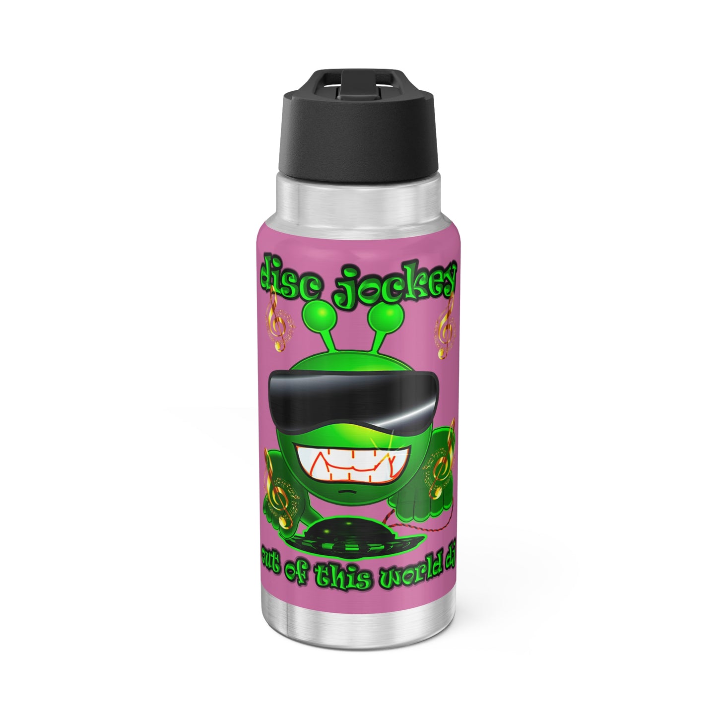 disc jockey - Gator Tumbler, 32oz (light pink)