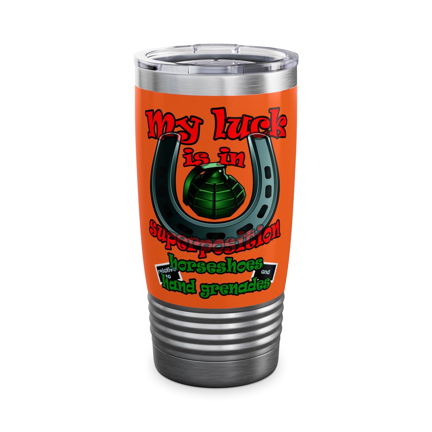 my luck - Ringneck Tumbler, 20oz (orange)