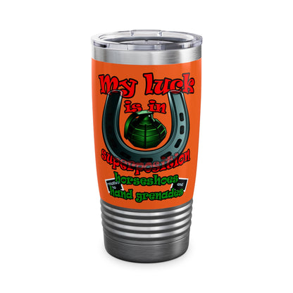 my luck - Ringneck Tumbler, 20oz (orange)