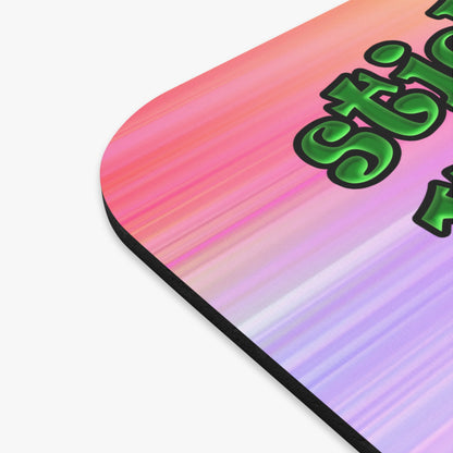 stick that in your pipe and smoke it - Mouse Pad (Rectangle) (color blur)