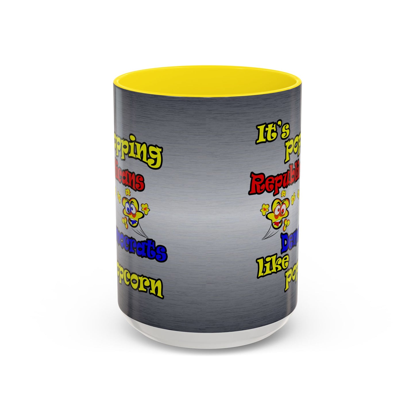 popping like popcorn - Accent Mug (brushed nickel)
