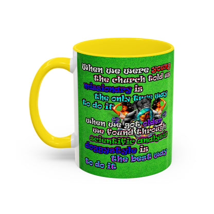 doggystyle - Accent Mug (green turf)