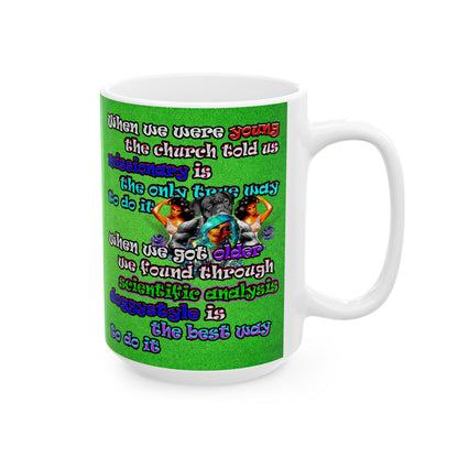doggystyle - White Mug (green turf)