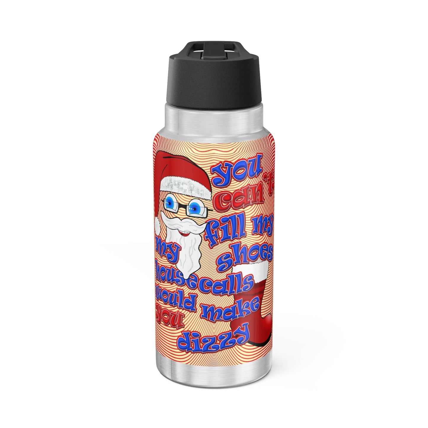 santa's shoes - Gator Tumbler, 32oz  (yellow-orange wave)