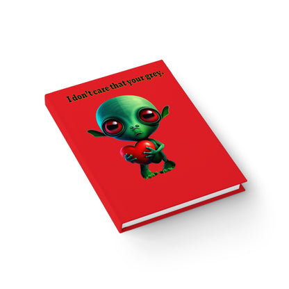 I don't care that your grey - journal-blank (red)