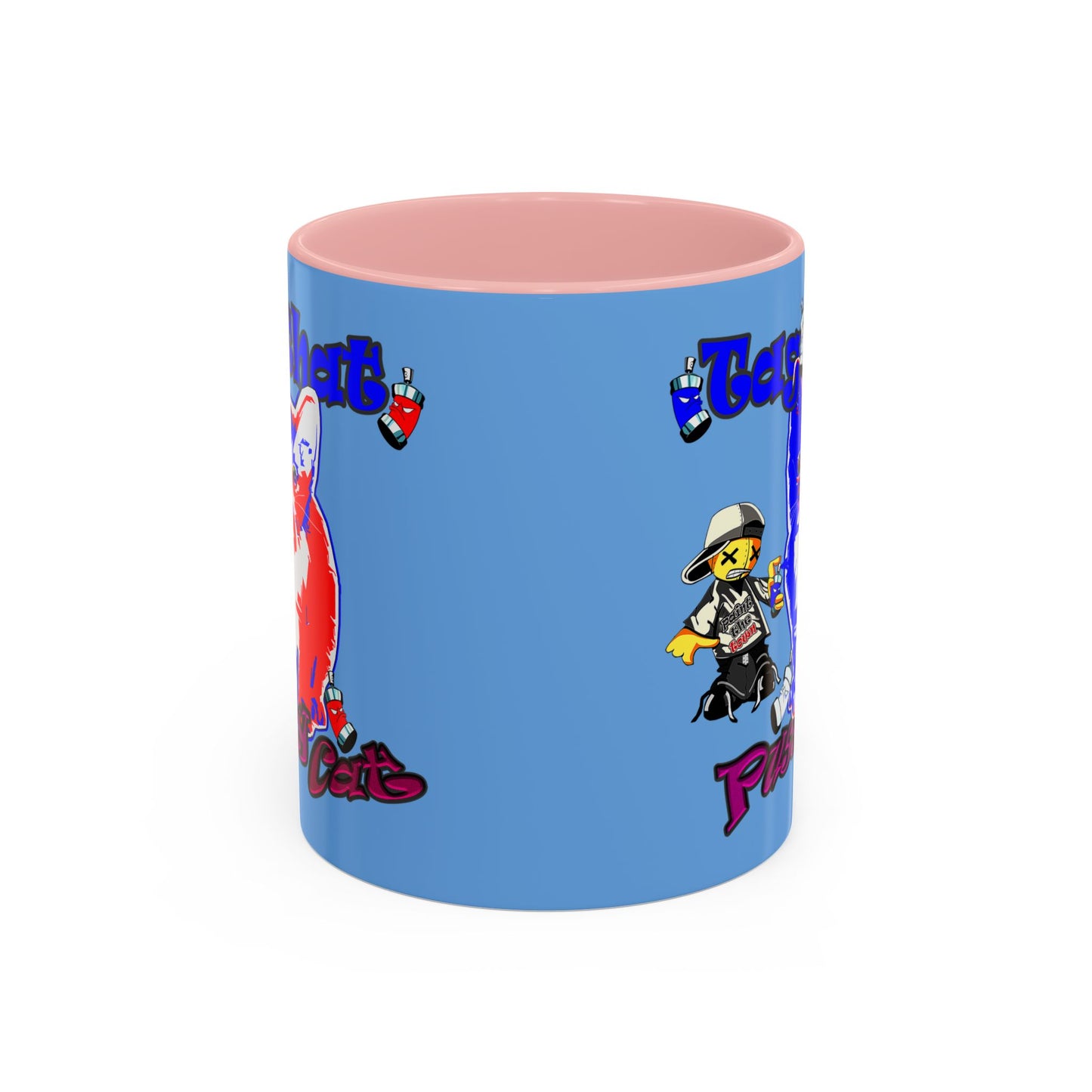 tag that - Accent Mug (light blue)