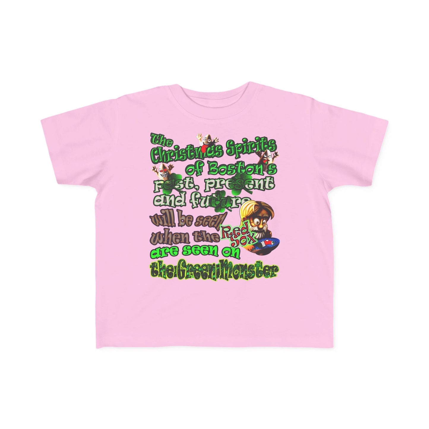 christmas spirits of boston - Toddler's Fine Jersey Tee