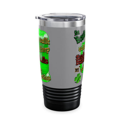 celtics logo - Ringneck Tumbler, 20oz (grey)