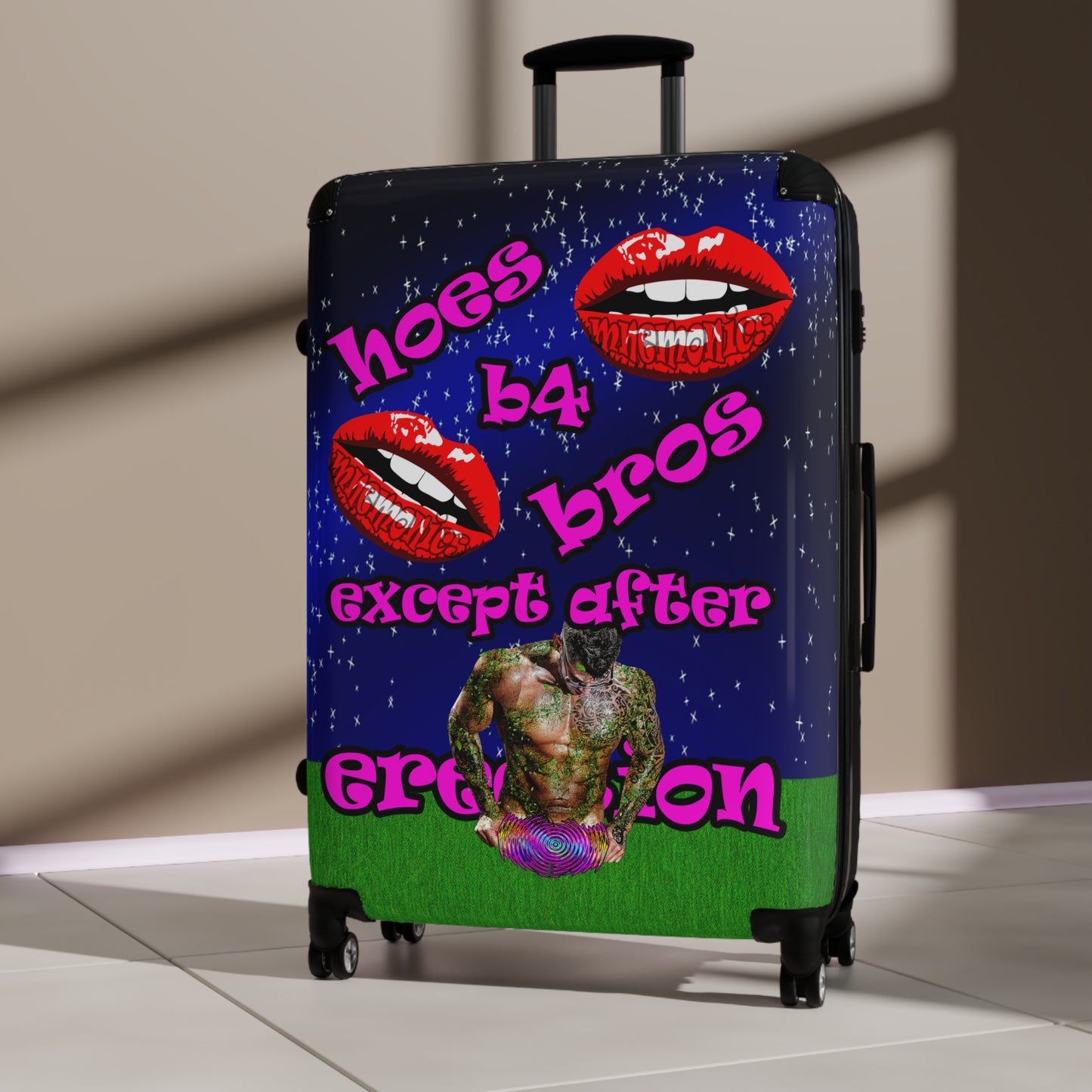 hoes b4 bros - Suitcase ('snoops' background)