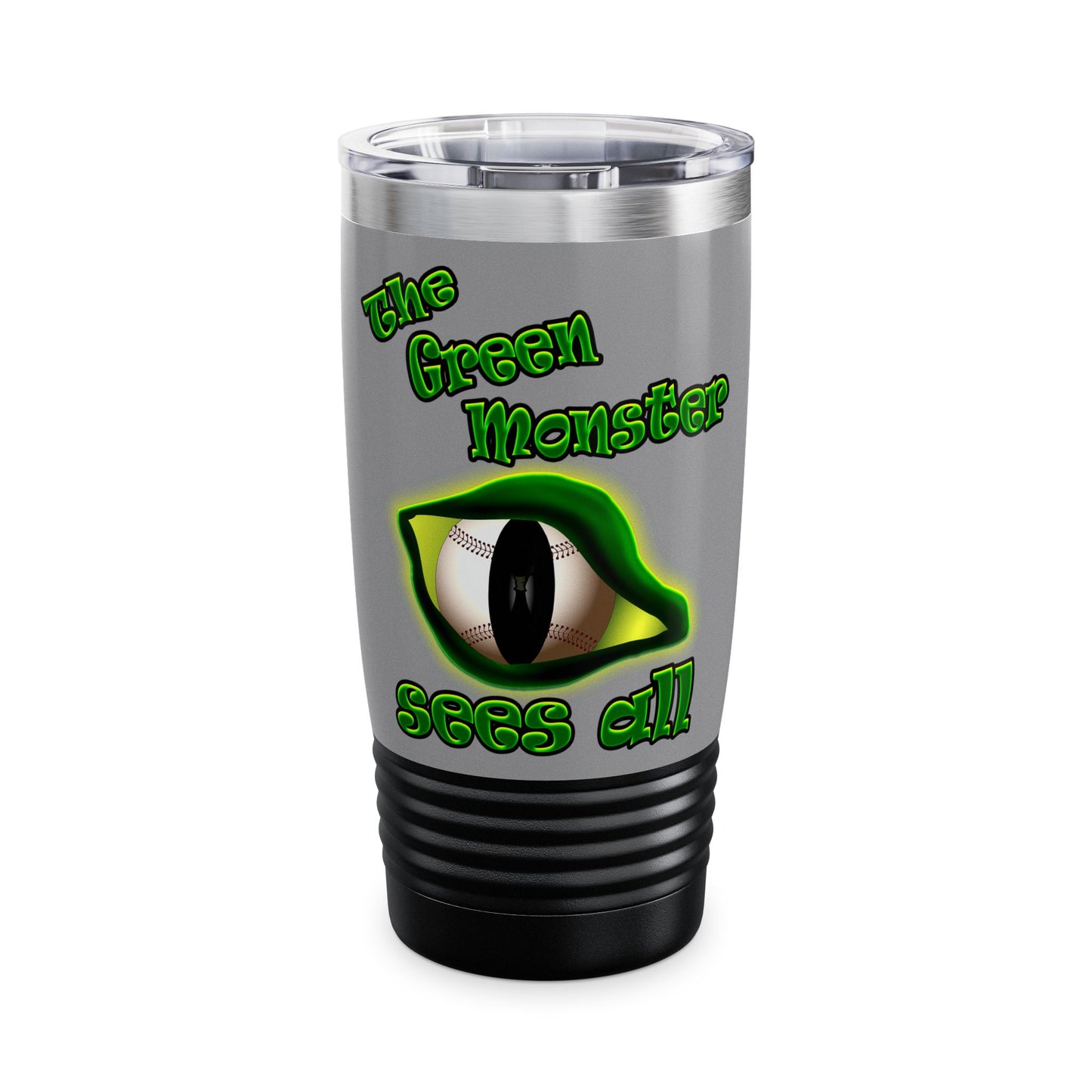 green monster - Ringneck Tumbler, 20oz (grey)