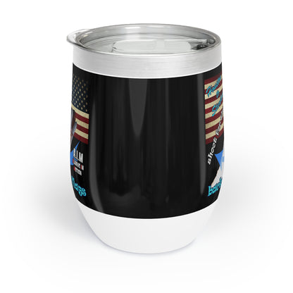 shoot for the stars - Chill Wine Tumbler (black)