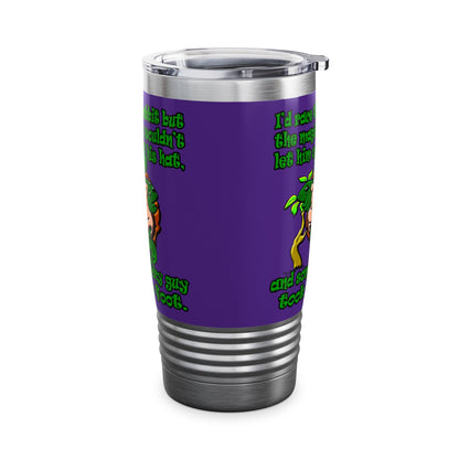 turtle race - Ringneck Tumbler, 20oz (purple)