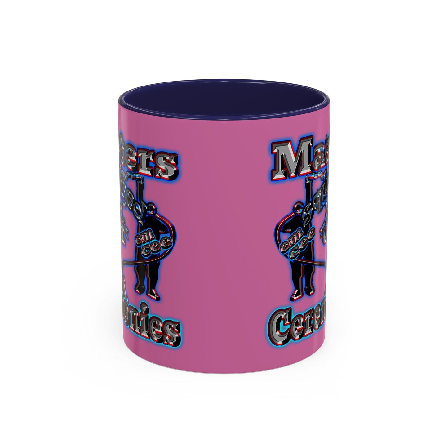 em cee squared - Accent Mug (light pink)