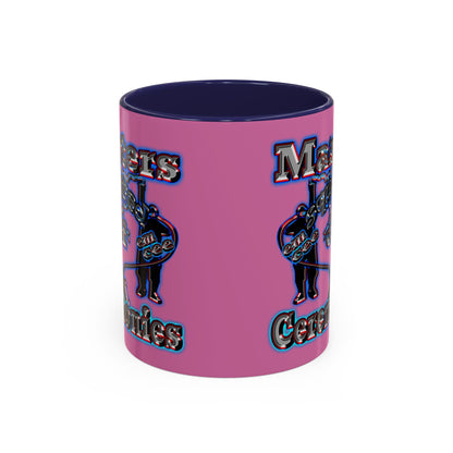 em cee squared - Accent Mug (light pink)
