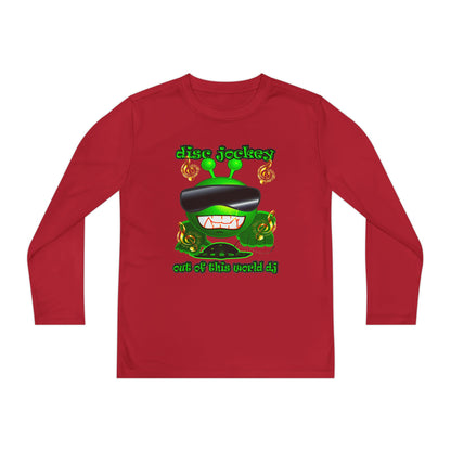 disc jockey - Youth Long Sleeve Competitor Tee
