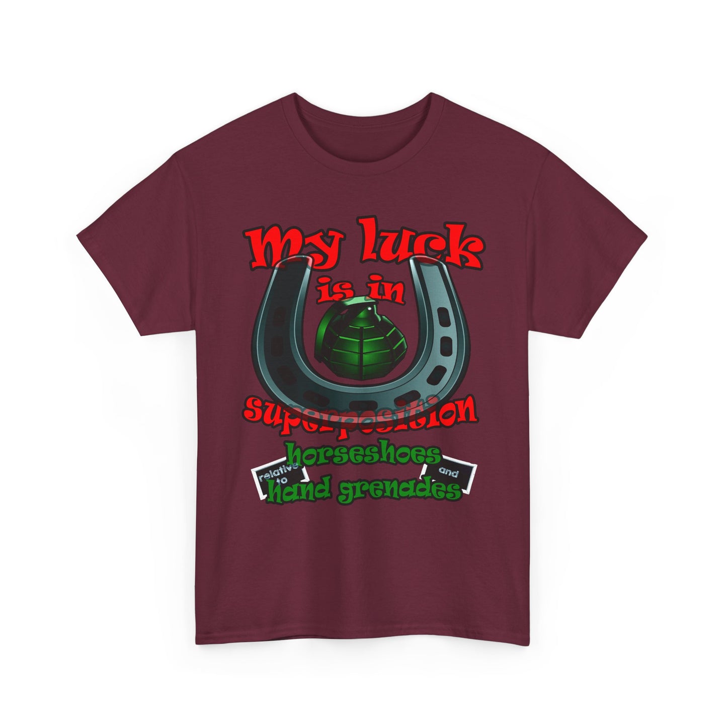 my luck - Unisex Heavy Cotton Tee