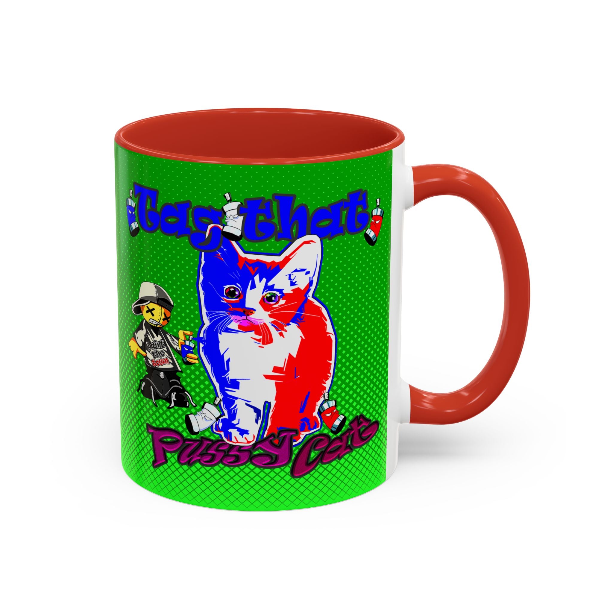 tag that - Accent Mug (logo green)