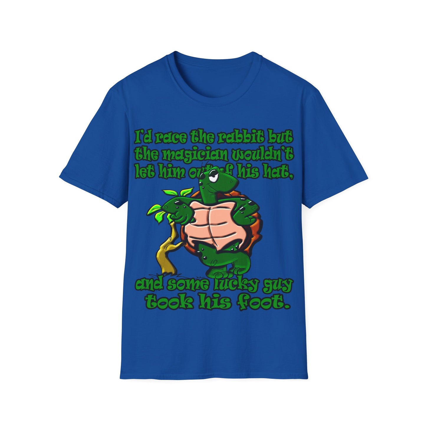 turtle race - Unisex Softstyle T-Shirt