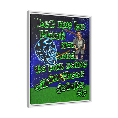 og - framed canvas art ('snoops' background)