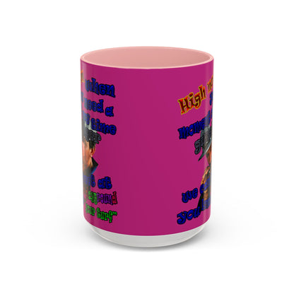 high noon - Accent Mug (pink)