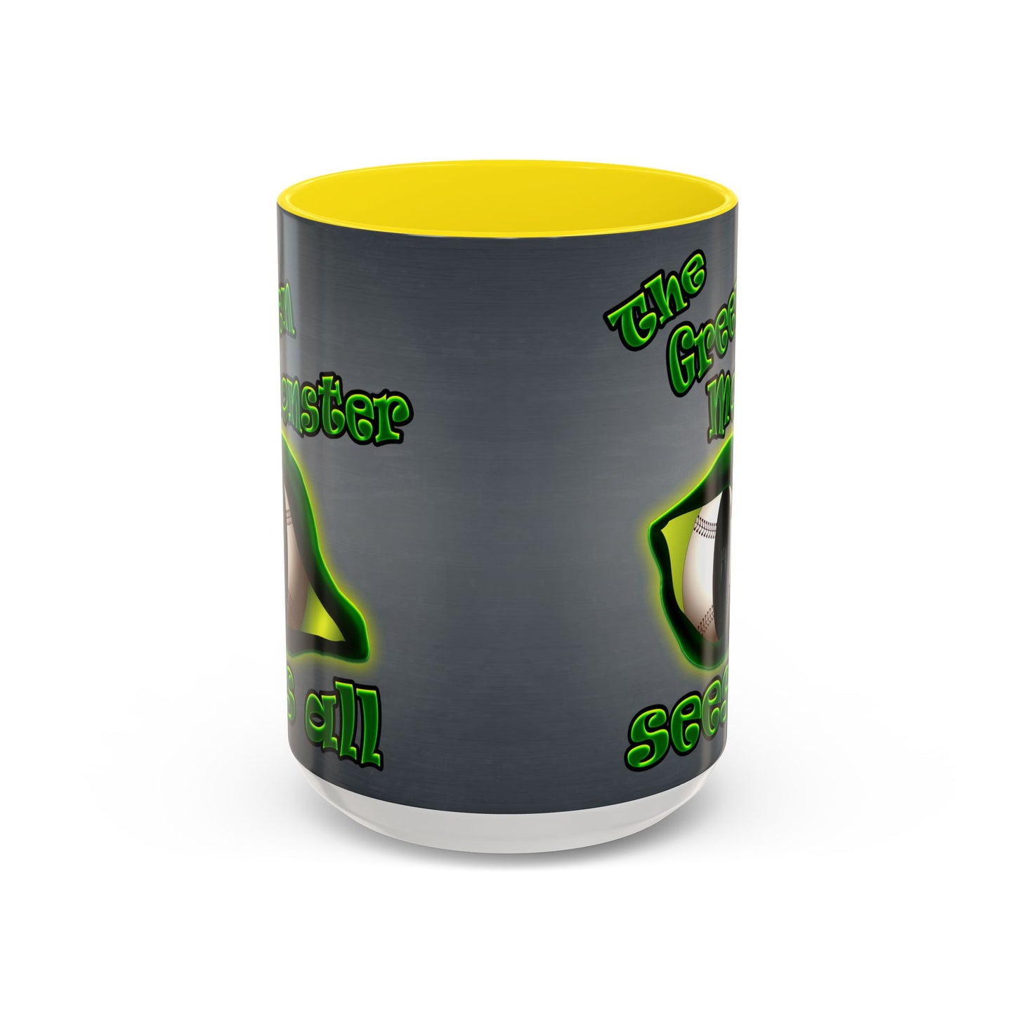green monster - Accent Mug (grey-light grey)