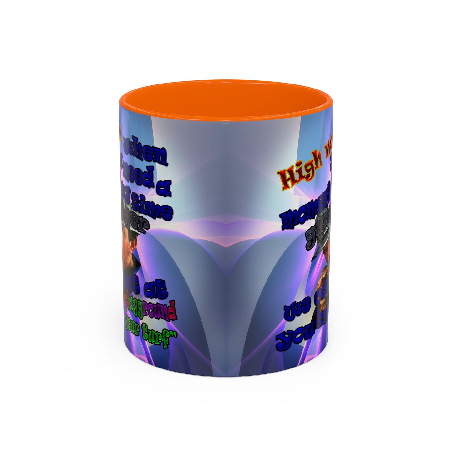 high noon - Accent Mug (grey-pink wave)